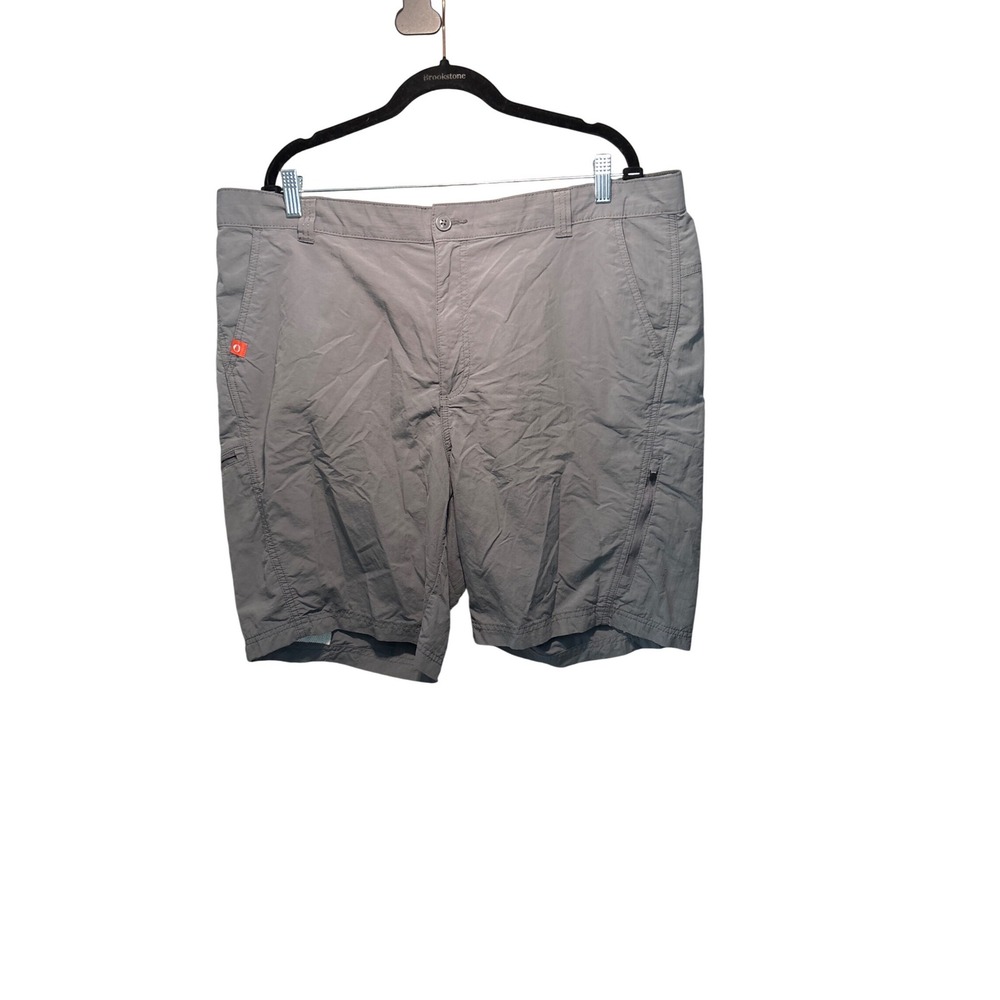 The American Outdoorsman Mens Gray Hiking‎ Shorts XXL Cargo Utility Lightweight
